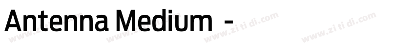 Antenna Medium字体字体转换